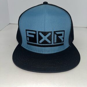FXR Two-Tone Blue and Black Snapback Hat